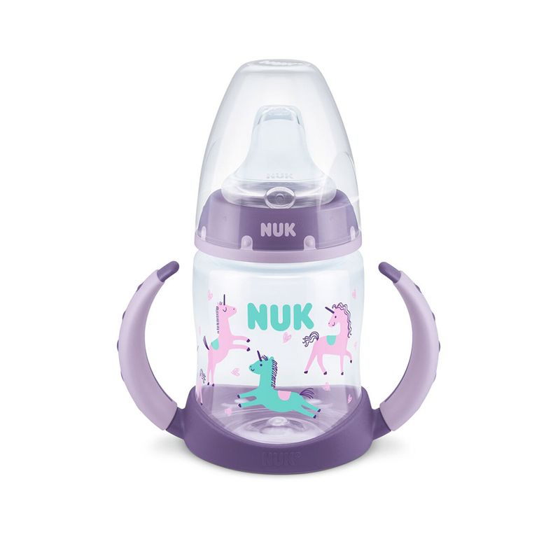 NUK Vaso de plástico para aprendizaje, más de 6 meses, colección Timeless  Collection, exclusivo de , 5 onzas, paquete de 2