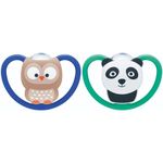 set-nuk-chupetes-space-t-2-buho-panda-6-18-m-x-2-un