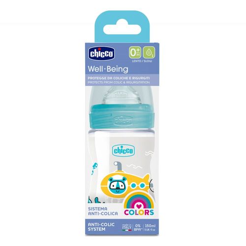 Mamadera Chicco Well Being Boy x 150 ml