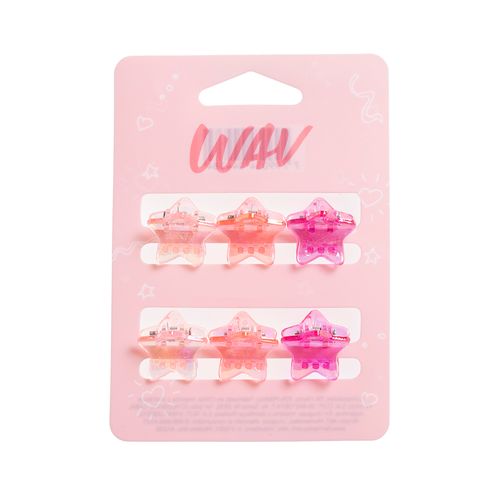 Set Broches de Pelo Wav Kids Mini Estrellitas x 6 un