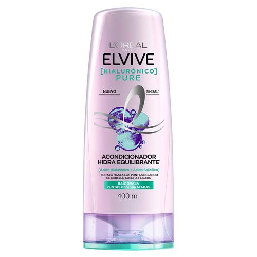 Acondicionador Elvive Hialurónico Pure x 400 ml