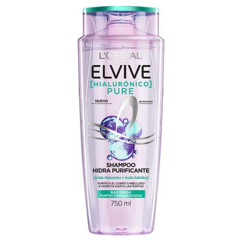 Shampoo Elvive Hialurónico Pure x 750 ml