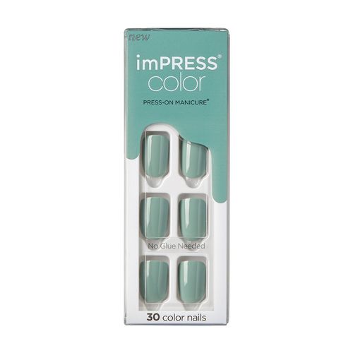 Uñas Postizas Press On imPRESS Color Manicure New Going Green