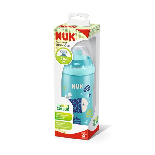 Vaso Nuk Junior Cup Efecto Camaleón Pez x 300 ml