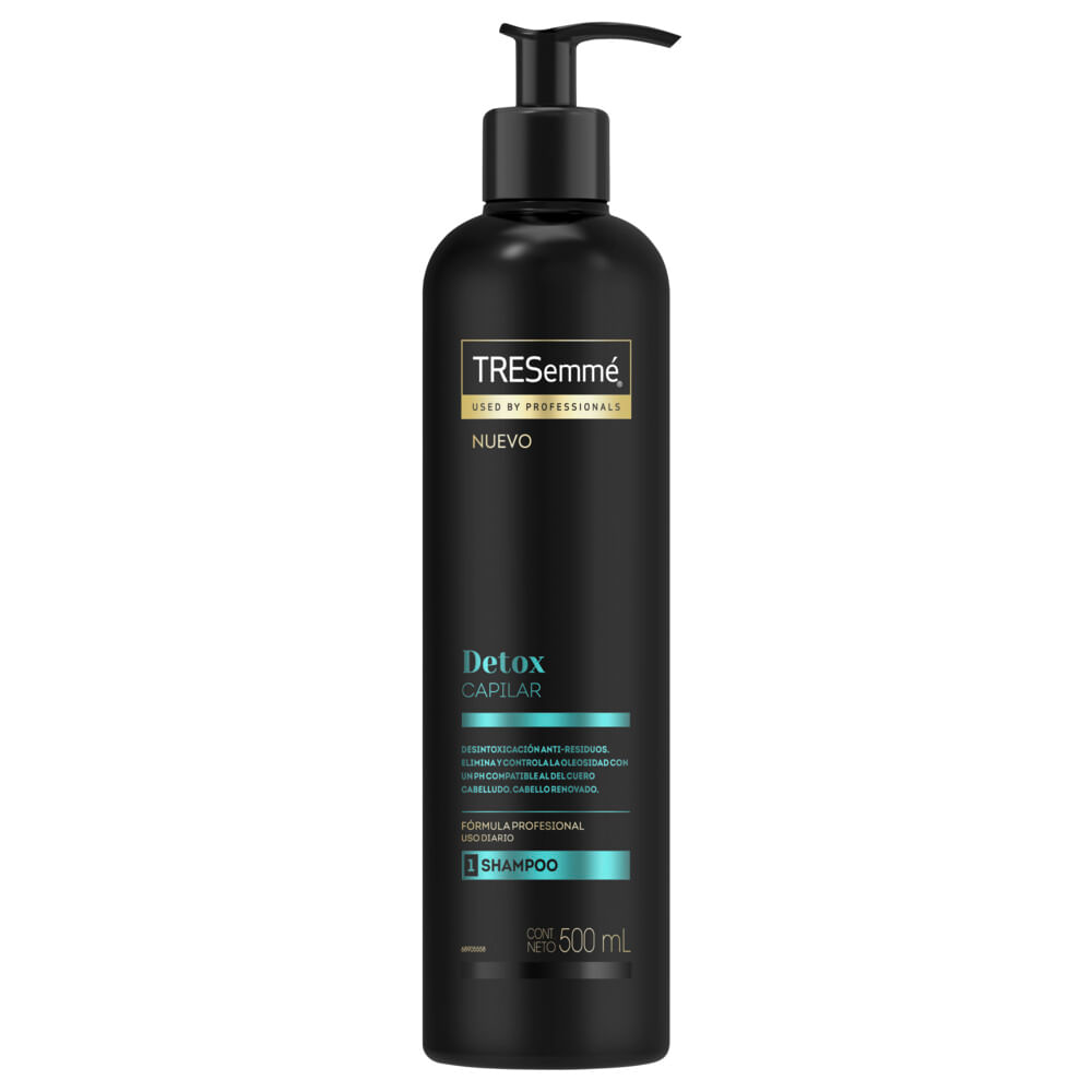 Shampoo Dosificador Tresemme Detox Capilar x 500 ml