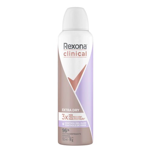 Desodorante Antitranspirante Rexona Clinical Extra Dry Women x 150 ml