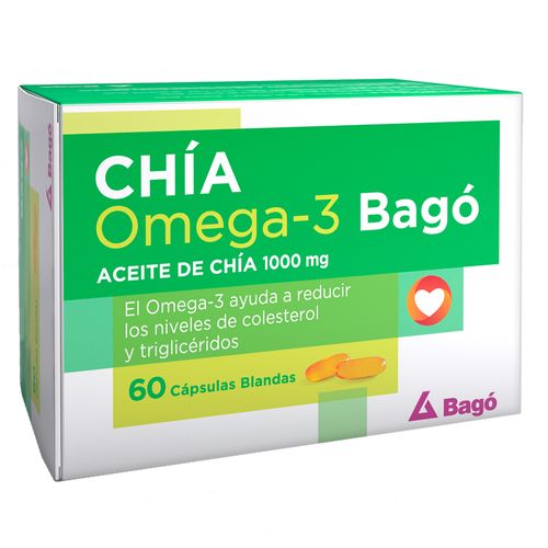 Suplemento Dietario Bagó Aceite de Chía 1000 mg x 60 un