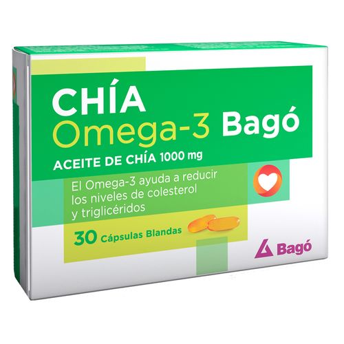 Suplemento Dietario Aceite de Chía 1000 mg x 30 un