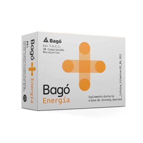Suplemento Dietario Bagó+ Energía x 30 un