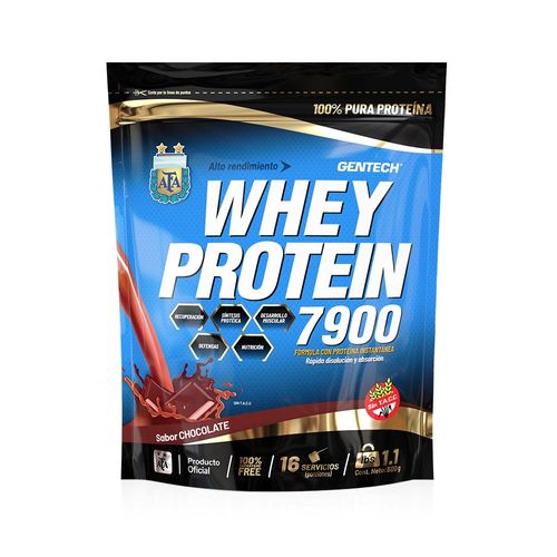 Suplemento Dietario Gentech Whey Protein Sabor Chocolate x 500 g