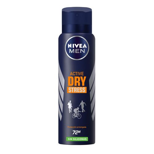 Desodorante Nivea Men Dry Stress sin Silicona en Aerosol x 150 ml