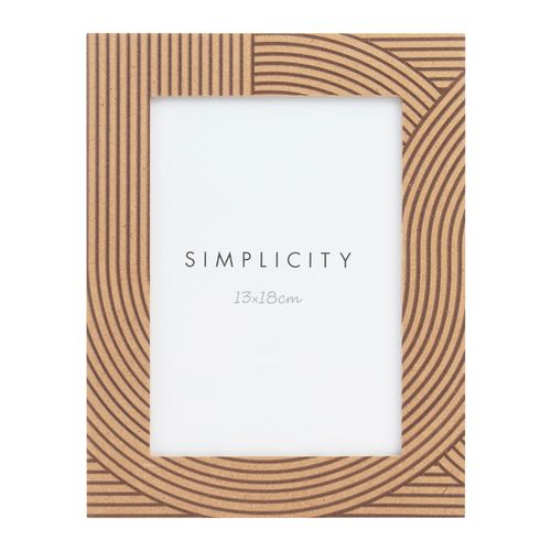 Portarretrato Simplicity Madera Labrada Grande Boho