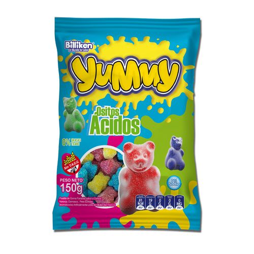 Gomitas Yummy Ositos Ácidos x 150 g