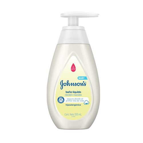Jabón Líquido para Bebé Johnson's Recién Nacido x 200 ml