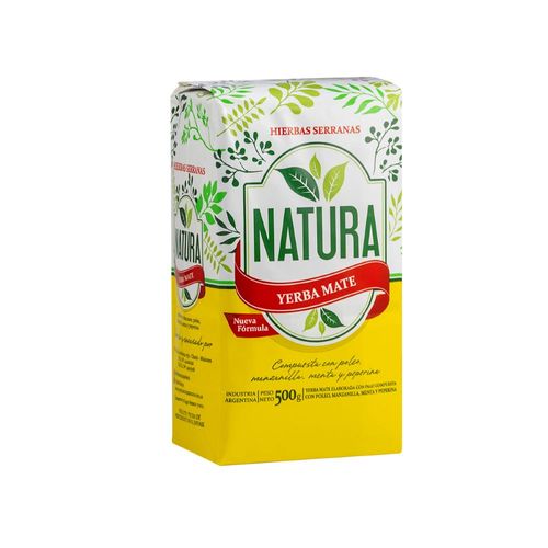 Yerba mate Natura Hierbas Serranas x 500 g