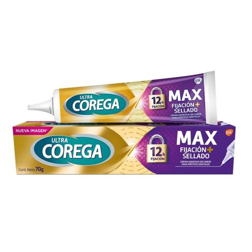 Pasta Dental Ultra Corega Máximo Sellado sin Sabor x 70 g