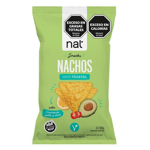 Nachos Nat Guacamole x 90 g