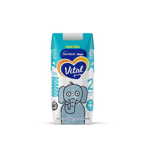 Leche Infantil Vital 2 6 a 12 Meses x 200 ml