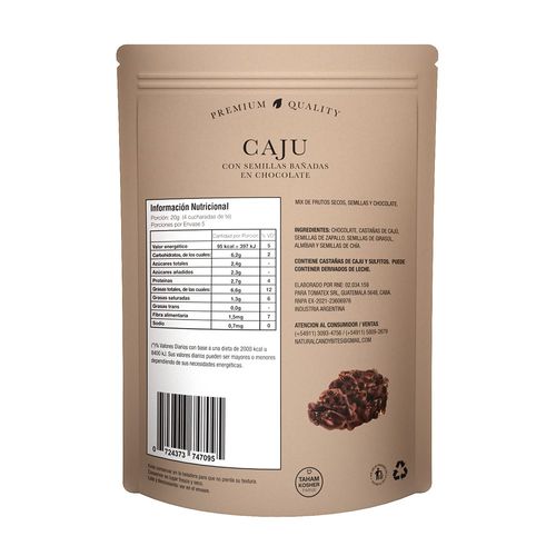 Castañas de Cajú Natural Candy Chocolate x 100 g