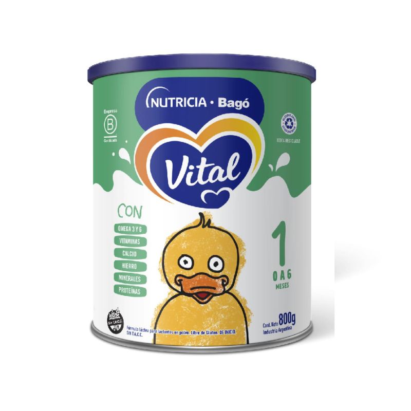 Sancor Bebé 1 Leche Infantil En Polvo Caja 800 gr