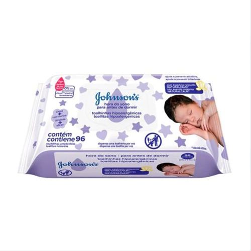 Toallitas Húmedas Johnson's Baby Hora del Sueño x 96 un