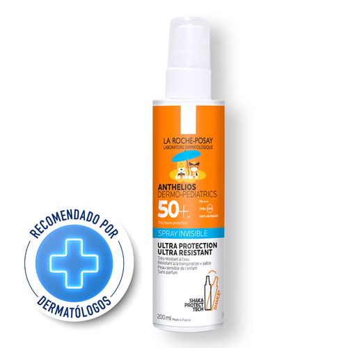 Protector Solar La Roche-Posay Anthelios Dermopediatrico Niños Spray Invisible Spf50+ x 200 ml