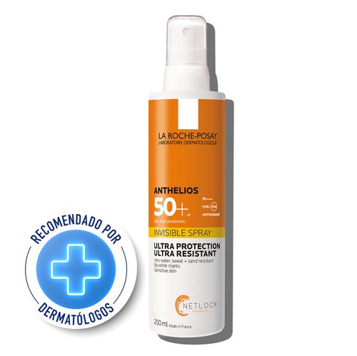 Protector Solar La Roche Posay Anthelios Invisible en Spray FPS 50+ x 200 ml