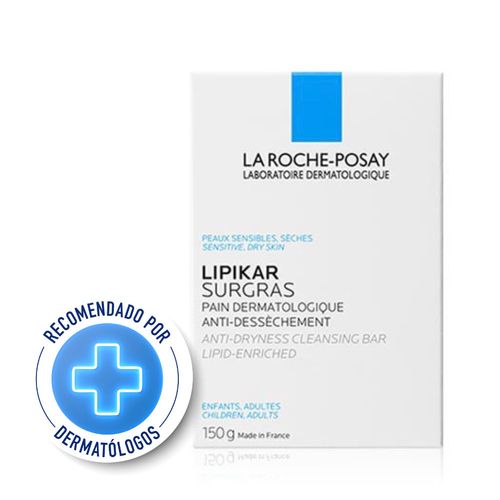 Barra de Limpieza La Roche-Posay Dermatológico Lipikar Pan Surgras x 150 gr