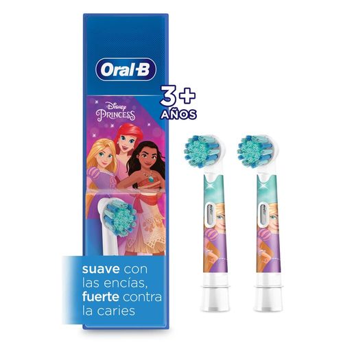 Repuesto Para Cepillo Dental Eléctrico Oral-B Disney Princess x 2 un