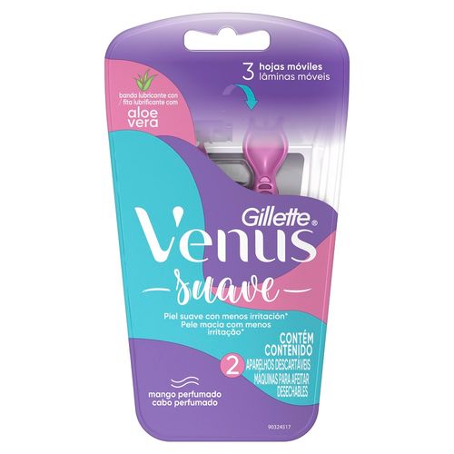 Máquinas Para Afeitar Venus Simply3 Desechables x 2 un