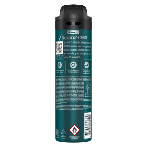 Desodorante Rexona Antitranspirante Hombre x 150 ml