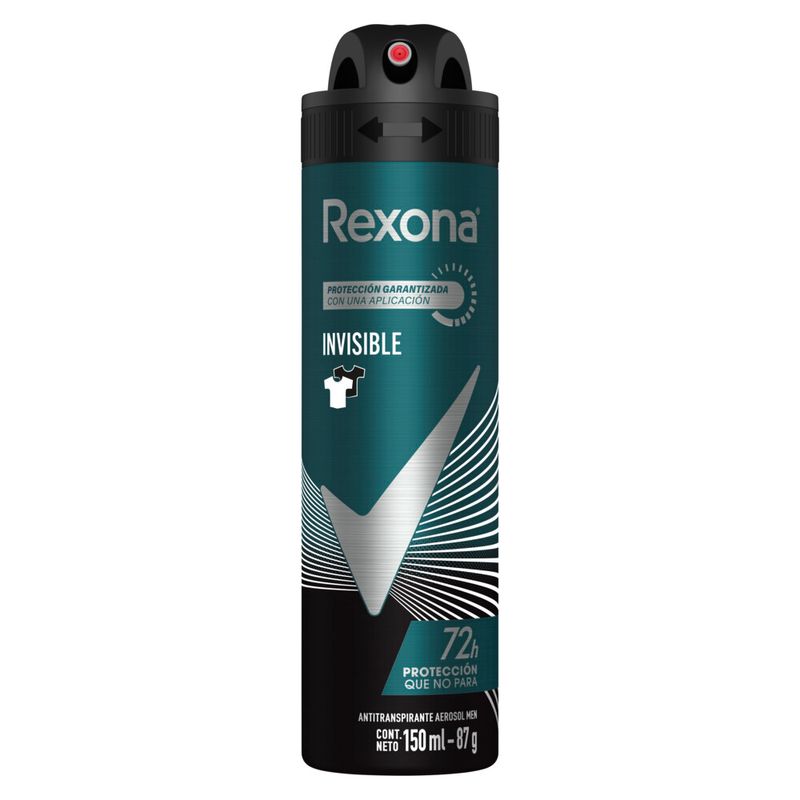 Antitranspirante-masculino-Rexona-aerosol-Invisible-x-150-ml