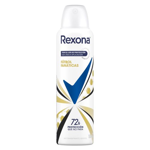 Antitranspirante Rexona Futbol Fanaticas  Aerosol x 150 ml