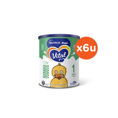 Vital 1 Leche Fórmula Láctea En Polvo Lata 800 gr