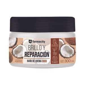 Baño de Crema Farmacity Brillo y Reparación Coco x 300 ml