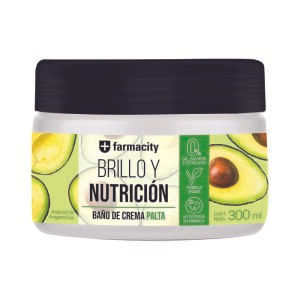 Baño de Crema Farmacity Brillo y Nutrición Palta x 300 ml