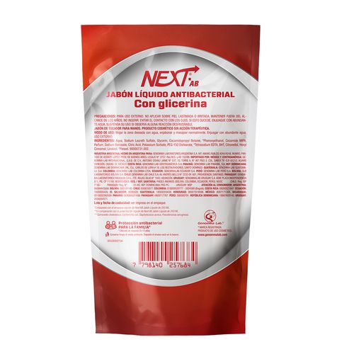 Jabón Líquido Next Ab Balanced Doypack x 220 ml