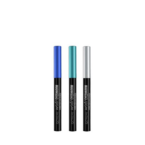 Combo Extreme 3 Sombras en Barra Metallic Eyeshadow Esmerald + Cobalt + Moondust