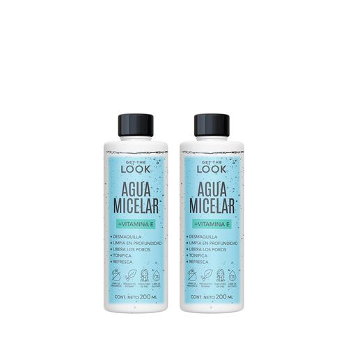 Combo Agua Micelar Get The Look 200 ml x 2 un