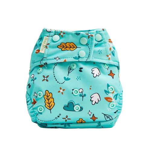 Pañal de Tela Baby Pelle con Broches Naturaleza Verde Multitalle