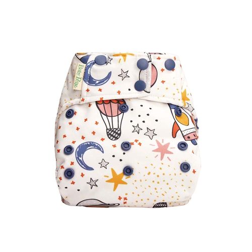 Pañal de Tela Baby Pelle con Broches Cohetes Multitalle