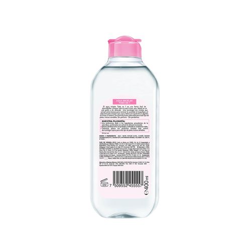 Agua Micelar Garnier Skin Active x 400 ml