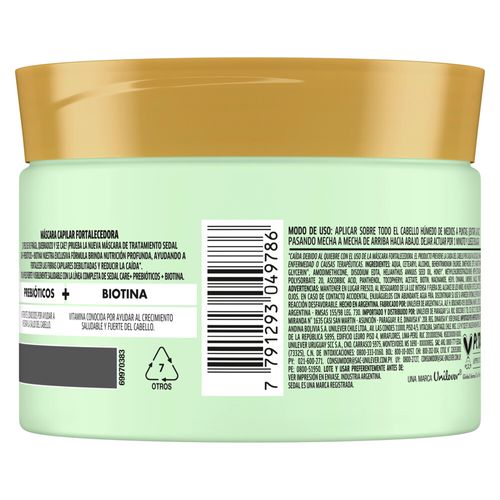 Crema de Tratamiento Sedal Prebióticos+Biotina x 300 g