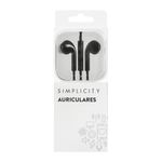 auriculares-simples-simplicity-con-estuche-negros