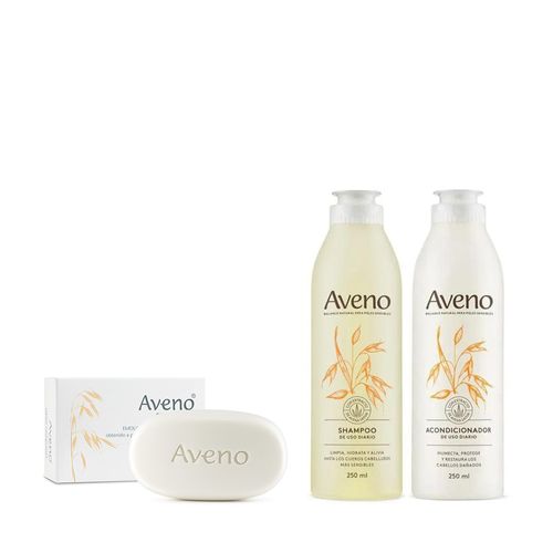 Acondicionador Aveno Restaurador Capilar x 250 ml + Shampoo 250 ml + Jabón 120 g