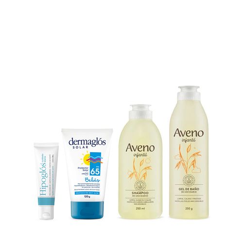 Infantil Aveno Crema + Shampoo + Gel + Solar