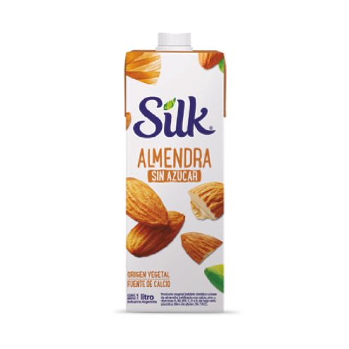 Leche Vegetal Silk de Almendras sin Azúcar x 1 l