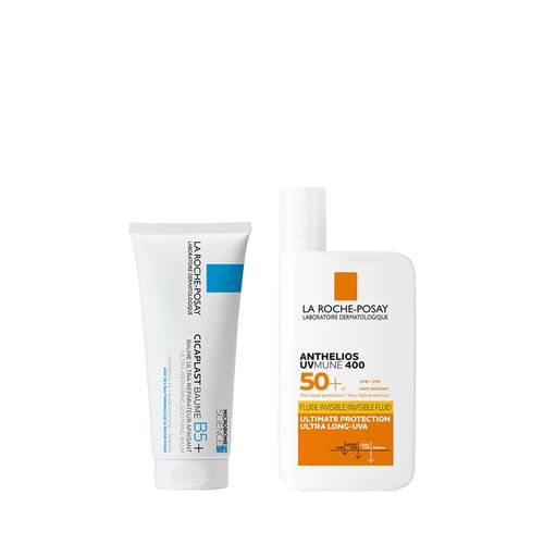 Facial La Roche-Posay Bálsamo Cicaplast B5 x 100 ml + Crema Invisible Spf 50 x 50 ml