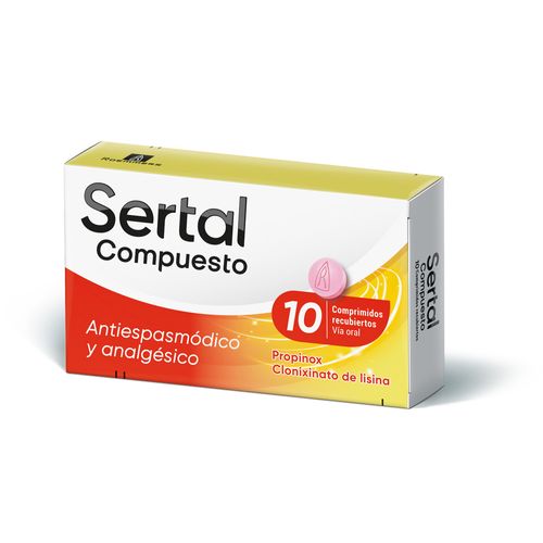 Antiespasmódico Sertal Compuesto x 10 Comp