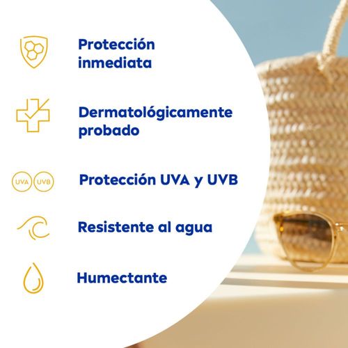 Protector Solar en Loción Nivea Sun Protect & Hydrate Humectante Fps 70 x 200 ml